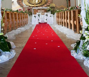 Tapete do casamento 1,01m longo